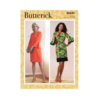 Butterick Women's Dresses Sewing Pattern B6624 (B5 8-16)