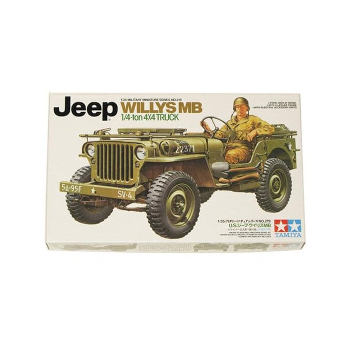 Tamiya Jeep Willys MB 4 x 4 Truck Model Kit 1:35 image number 1