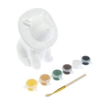 Paint Your Own Lion Money Box