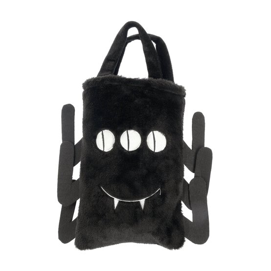 Black Spider Tote Bag image number 3