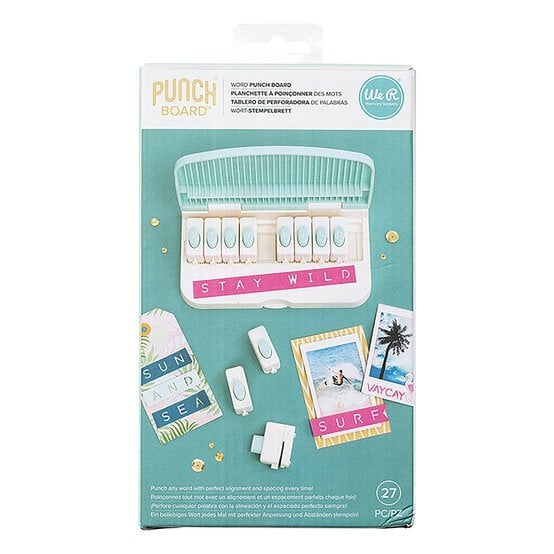 We R Makers Word Punch Board image number 1