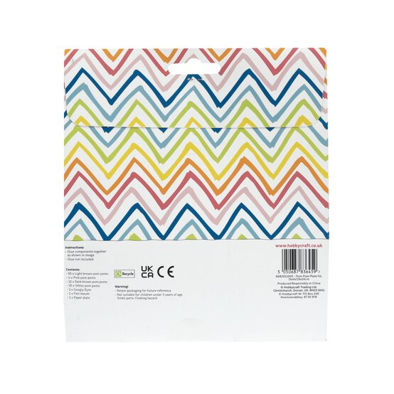 Sloth Pom Pom Plate Kit image number 3