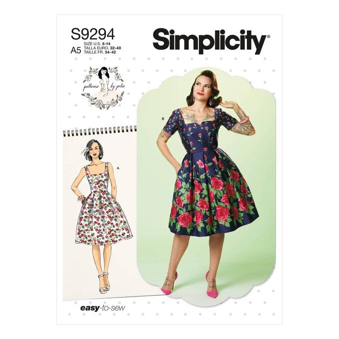 Simplicity Women’s Dress Sewing Pattern S9294 (14-22) image number 1