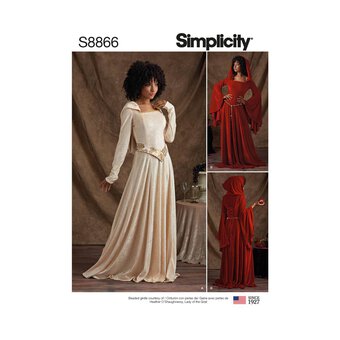 Simplicity Women's Costume Sewing Pattern S8866 (R5 14-22)