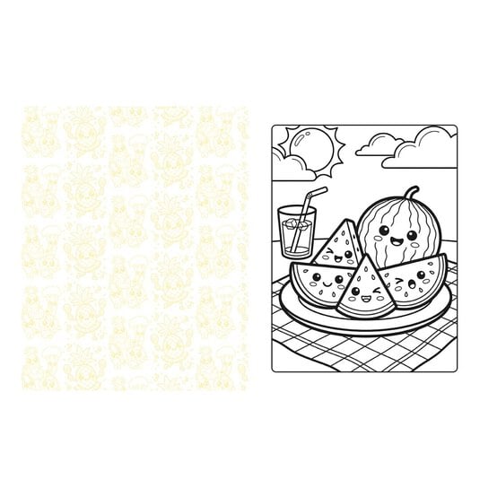 Kawaii Colouring: Fruits and Veggies image number 3