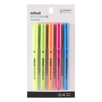 Cricut Infusible Ink Neon Pens 0.4mm 5 Pack