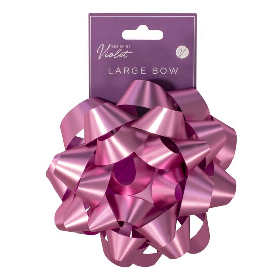 Large Pink Gift Bow image number 1