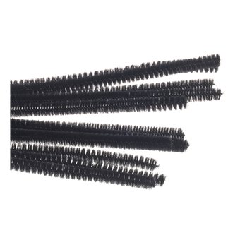 Silver Tinsel Pipe Cleaners 25 Pack