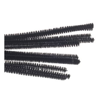 Black Pipe Cleaners 12 Pack