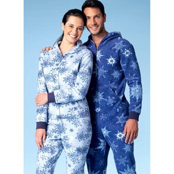 McCall’s Family Onesies Sewing Pattern M7518 (S-XL) image number 3