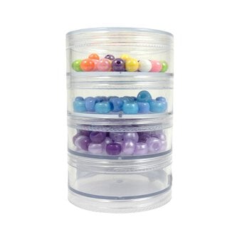 Clear Stackable Containers 70mm 4 Pack image number 3