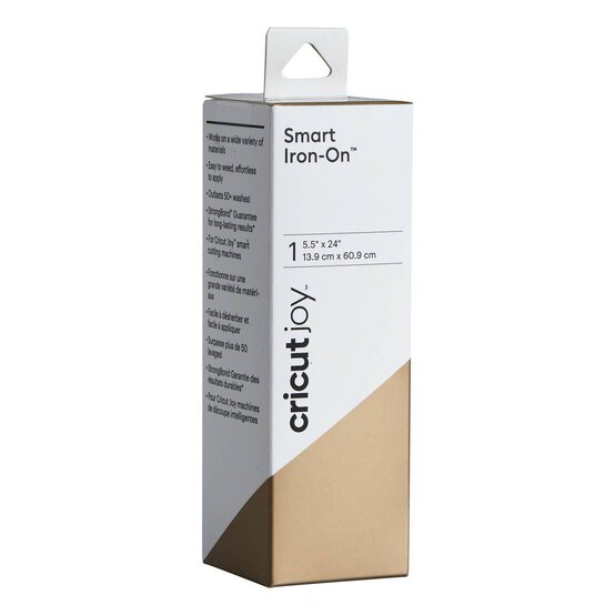 Cricut Joy Gold Smart Iron-On 5.5 x 24 Inches image number 1