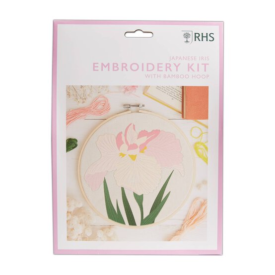 RHS Japanese Iris Embroidery Kit 8 Inches image number 1