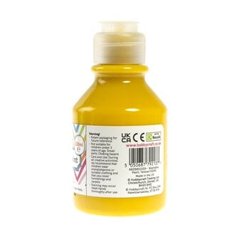 Yellow Washable Paint 150ml image number 3
