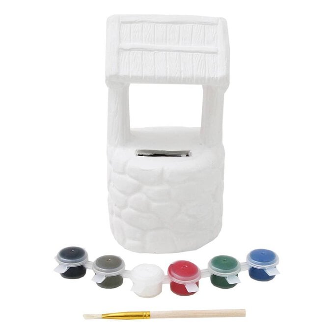 Paint Your Own Wishing Well Money Box image number 1