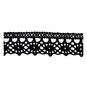 Black 25mm Cotton Lace Trim by the Metre image number 2