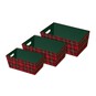 Tartan Hamper Tray 3 Pack image number 1
