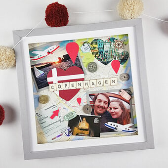 How to Create a Holiday Memory Frame