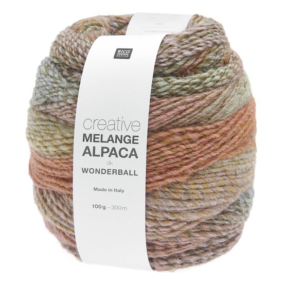 Rico Creative Summer Fruits Melange Alpaca Wonderball DK 100g image number 1