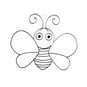 Bee Plastic Suncatcher image number 1