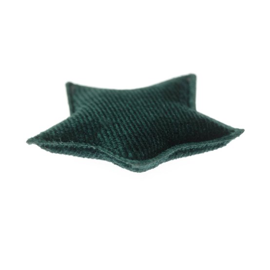 Green Velvet Star Embellishments 4 Pack image number 4