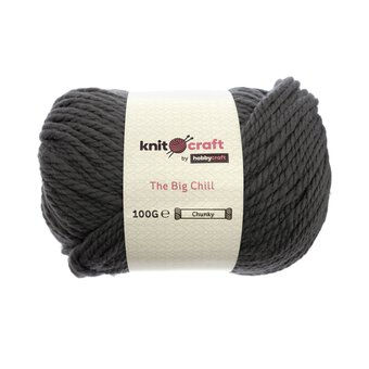 Knitcraft Dark Grey The Big Chill 100g