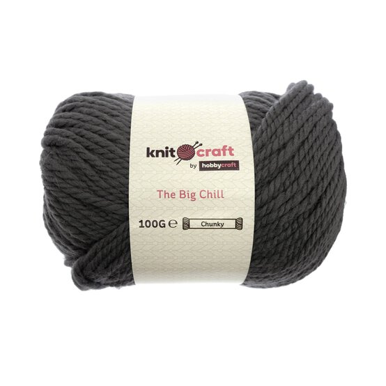 Knitcraft Dark Grey The Big Chill 100g image number 1