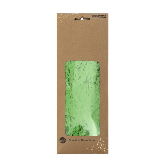 Apple Green Shredded Tissue Paper 25g  image number 2