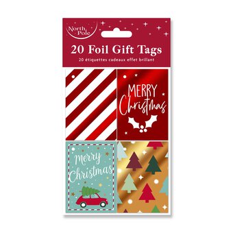 Contemporary Christmas Gift Tags 20 Pack 