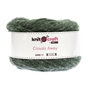 Knitcraft Moss Green Clouds Away Yarn 100g