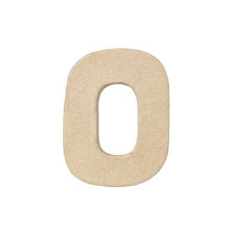 Mini Mache Letter O 10cm image number 5