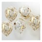 Ginger Ray Oh Baby Gold Confetti Balloons 5 Pack image number 2