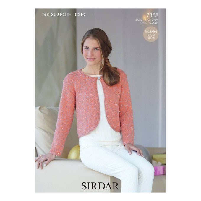 Sirdar Soukie DK Ladies' Bolero Digital Pattern 7358 image number 1