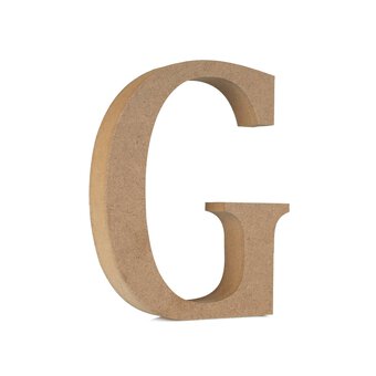 MDF Wooden Letter G 13cm