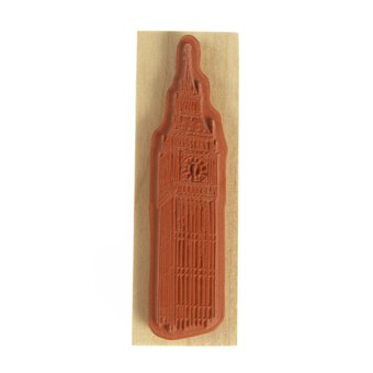 Big Ben Wooden Stamp 2.5cm x 7.6cm image number 3