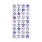 Lilac Star Epoxy Stickers 36 Pack image number 1