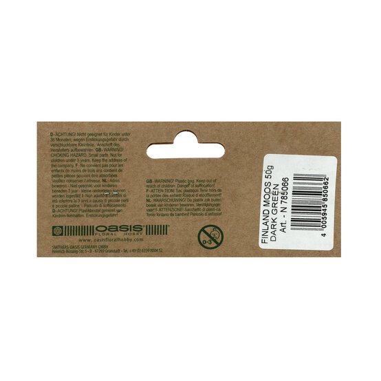 Oasis Dark Green Reindeer Moss 50g  image number 4