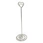 Silver Heart Table Number Stand image number 1