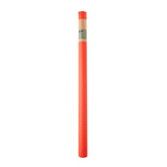 Neon Orange Star Gift Wrap 70cm x 2m