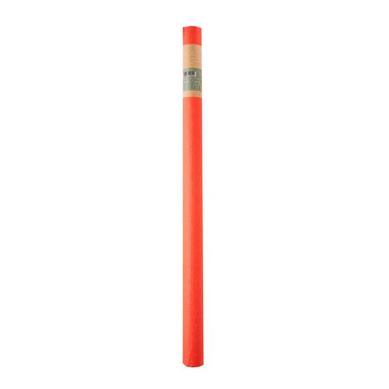 Neon Orange Star Gift Wrap 70cm x 2m image number 1
