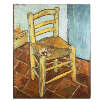 Van Gogh Chair Cotton Fabric Panel 90cm x 112cm