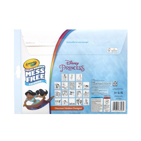 Crayola Disney Princess Color Wonder Colouring Set image number 6