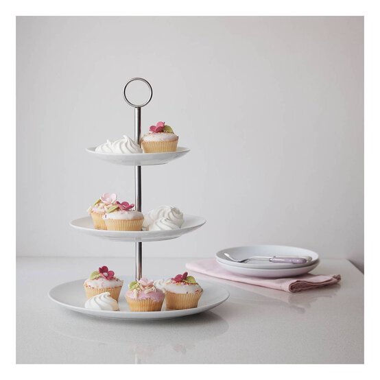 Three Tier Ceramic Cake Stand image number 2