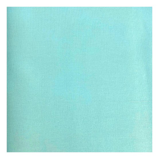 Bright Blue Cotton Homespun Fabric by the Metre image number 2