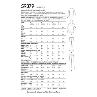 Simplicity Oversized Hoodies and Trousers Sewing Pattern S9379 image number 2