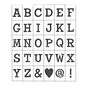 Bold Alphabet Wooden Stamps 30 Pack image number 2