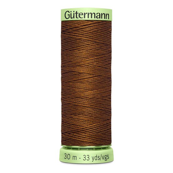 Gutermann Brown Top Stitch Thread 30m (650) image number 1