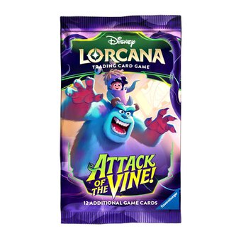 Assorted Disney Lorcana Attack of the Vine Trading Card Booster Pack