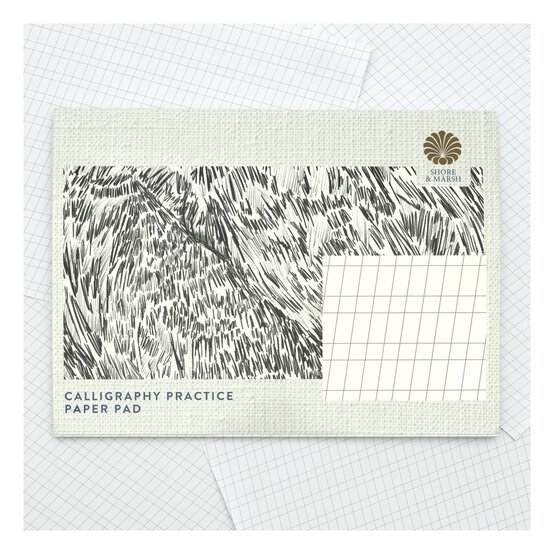 Shore & Marsh Calligraphy Practice Paper Pad 12 x 9 Inches image number 1