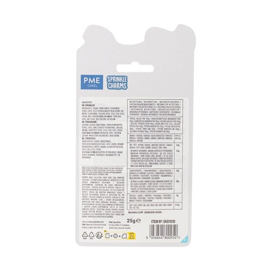 PME Rainbow Alphabet Sprinkle Charms 25g image number 5